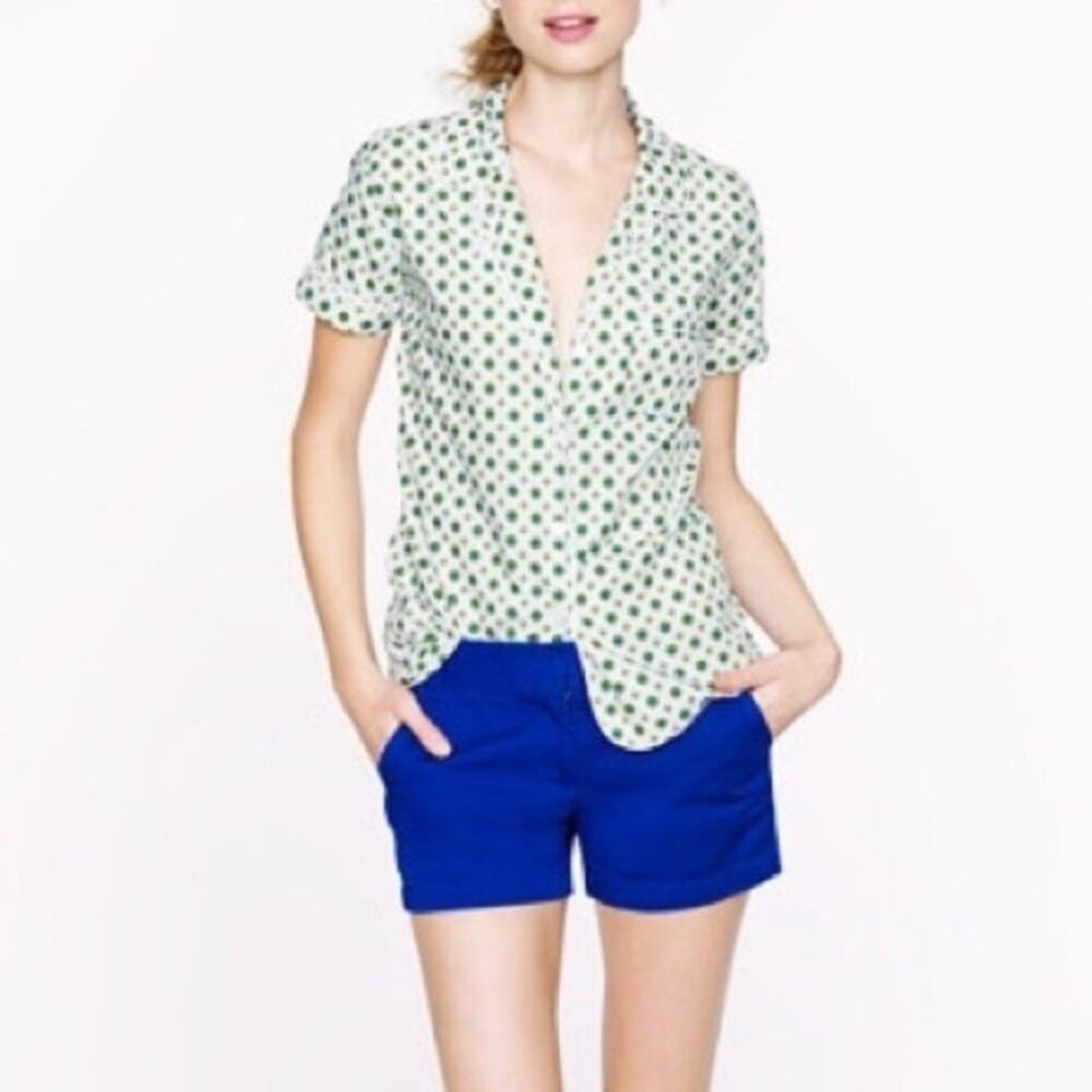 J. CREW Blue Broken-In Cotton Chinos 00